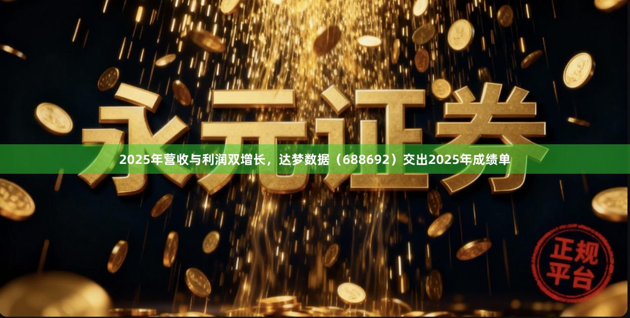 2025年营收与利润双增长，达梦数据（688692）交出2025年成绩单