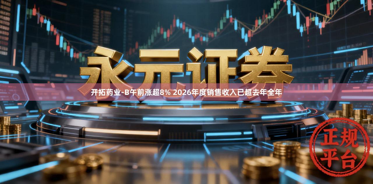 开拓药业-B午前涨超8% 2026年度销售收入已超去年全年