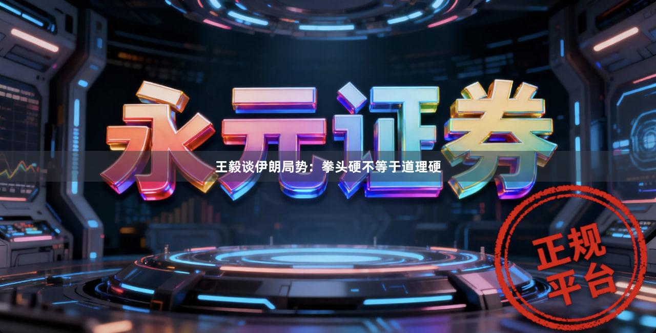 王毅谈伊朗局势：拳头硬不等于道理硬