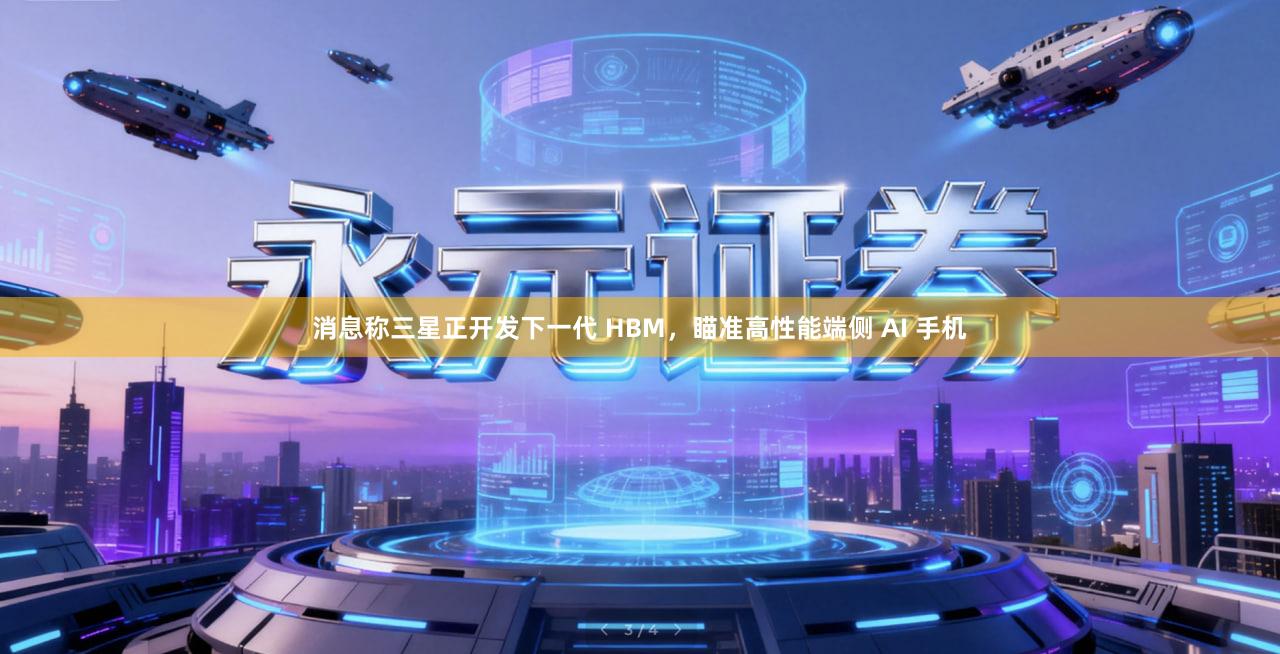 消息称三星正开发下一代 HBM，瞄准高性能端侧 AI 手机