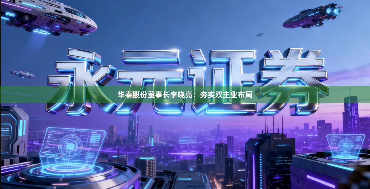 华泰股份董事长李晓亮：夯实双主业布局
