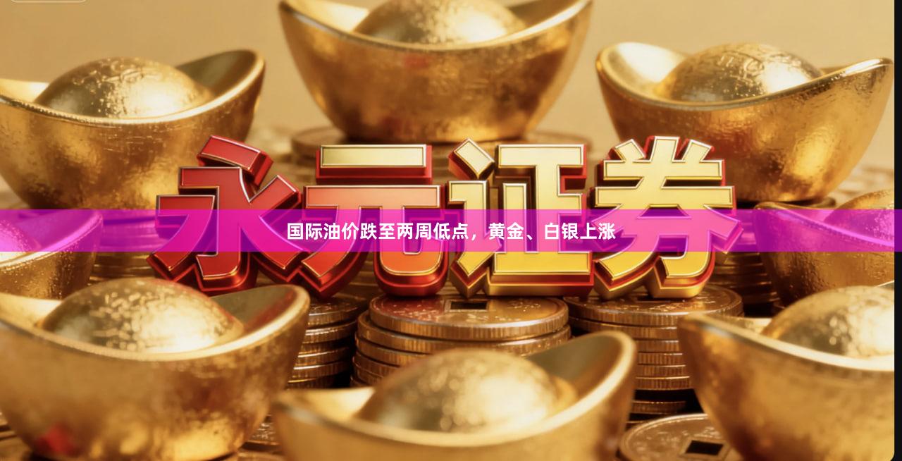 国际油价跌至两周低点，黄金、白银上涨