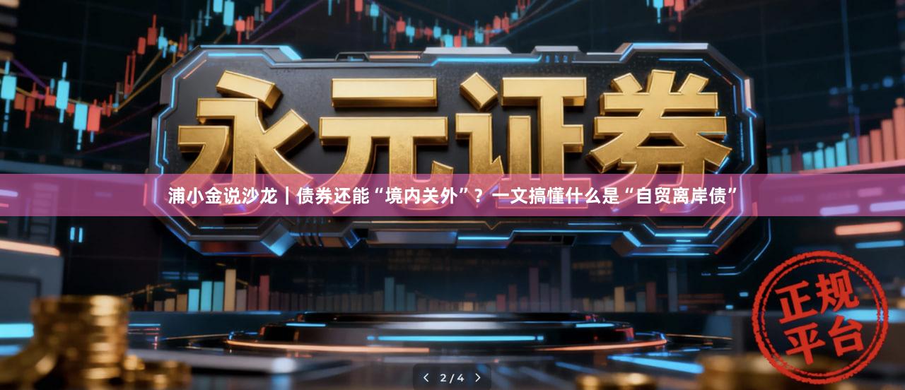 浦小金说沙龙｜债券还能“境内关外”？一文搞懂什么是“自贸离岸债”