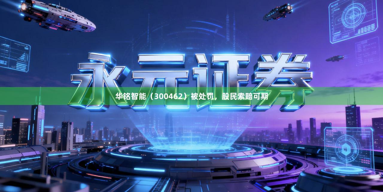 华铭智能（300462）被处罚，股民索赔可期
